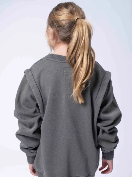 Buzo deportivo estampa Gris