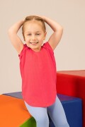 Remera Deportiva. coral