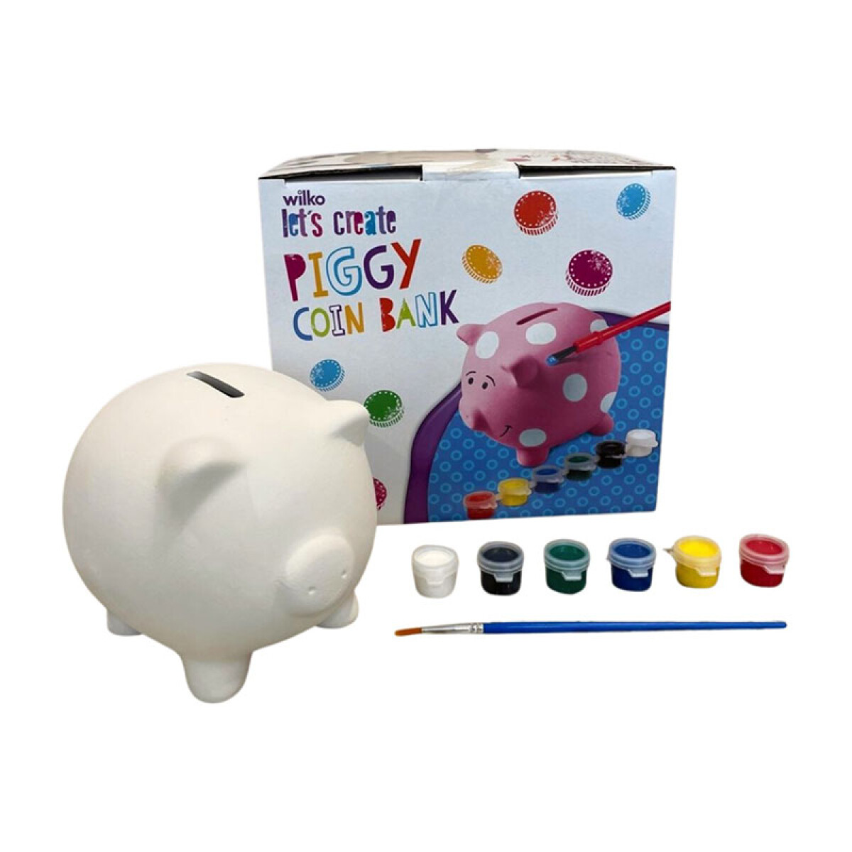 Kit Cerdito alcancía para pintar con accesorios DIY - Kit Cerdito Alcancía Para Pintar Con Accesorios Diy 
