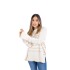 BUZO A RAYAS S-XXL BLNCO/BEIG