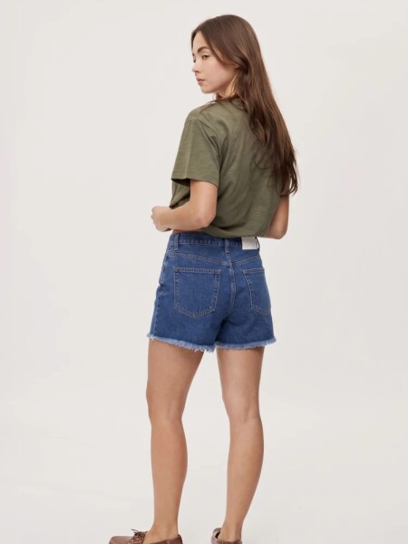 SHORT P.CAKE SOIE AZUL