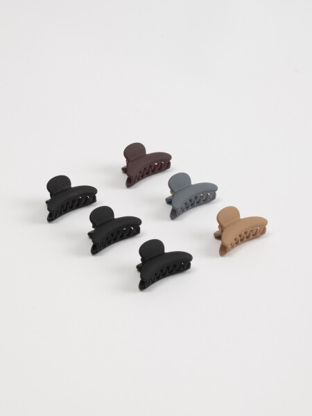 Pack x 6 pinzas Multicolor