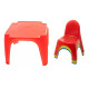 Set Mesa Y 4 Sillas De Plástico Para Niños Starplay Set Mesa Y 4 Sillas De Plástico Para Niños Starplay