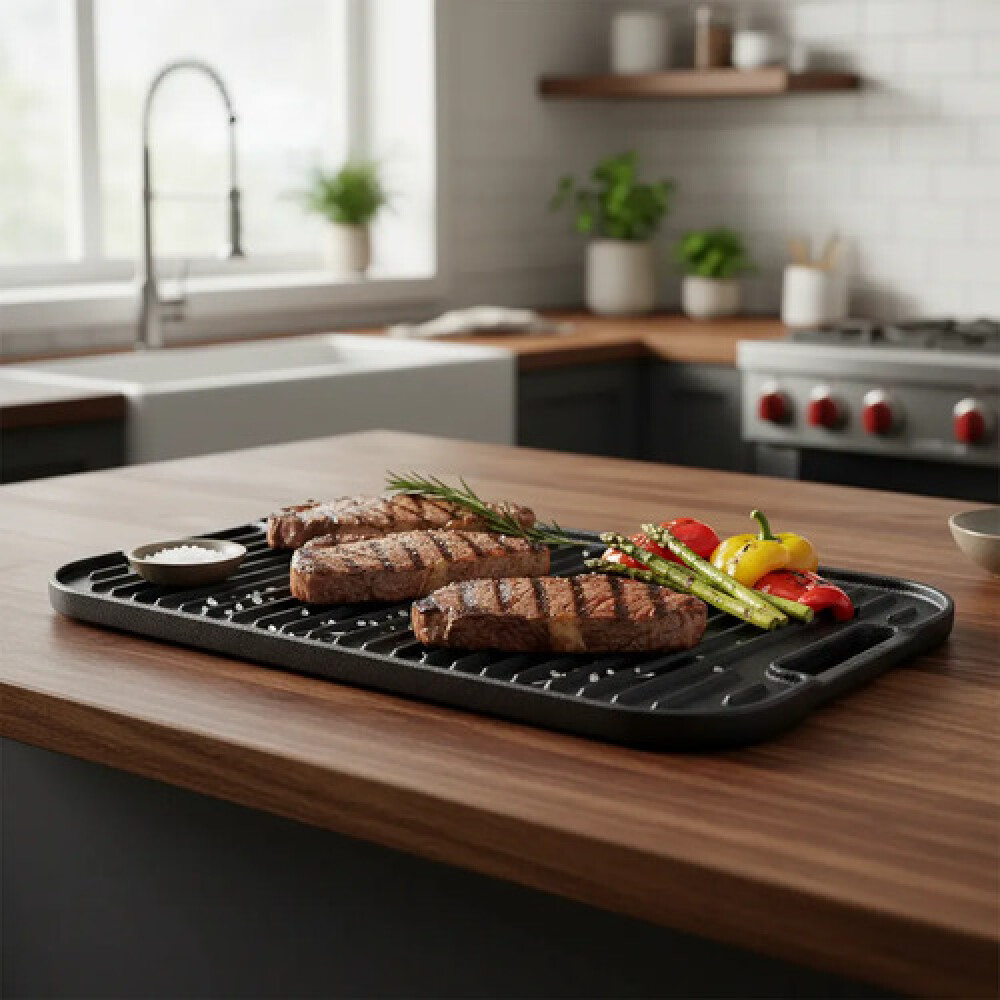 Plancha doble hierro 47.9x27.9x1.8 cm SANTANA Plancha doble hierro 47.9x27.9x1.8 cm SANTANA