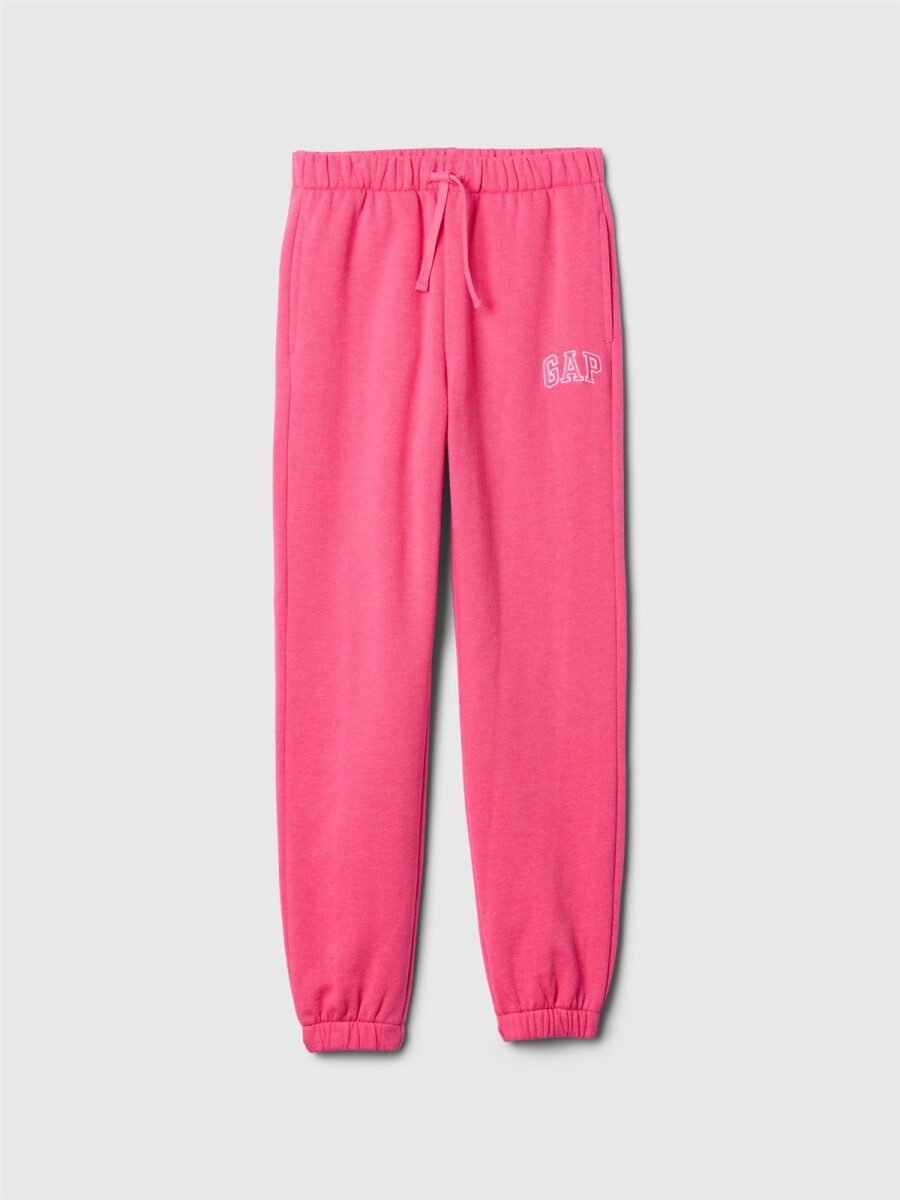 Pantalon Deportivo Logo Gap Niña - Pink Jubilee Nylon On 