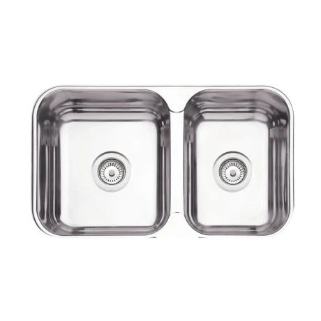 Pileta Y Media De Cocina Brillo 69X40X15 000