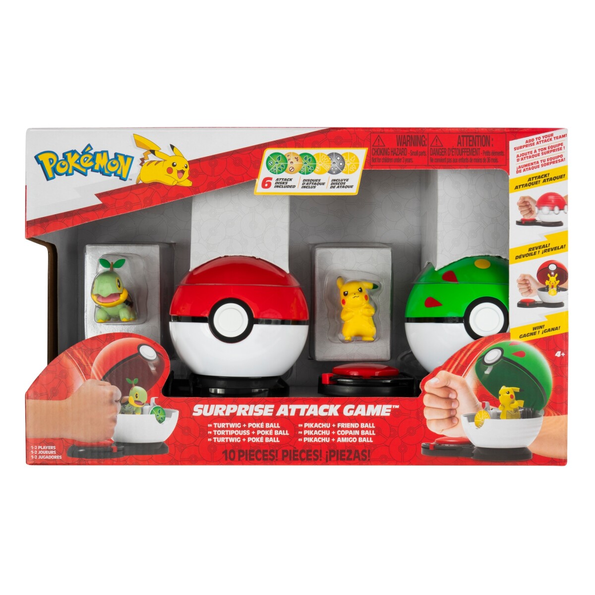SET DE BATALLA POKEMON - ROJO 
