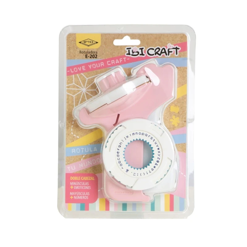 Rotuladora motex 2 discos y cinta de regalo Rosa