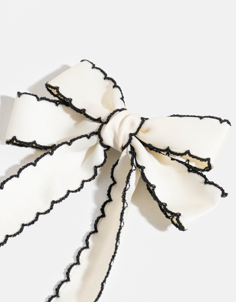 Hebillas Francesas Moño Hebilla Con Moño - Combinacion Bicolor