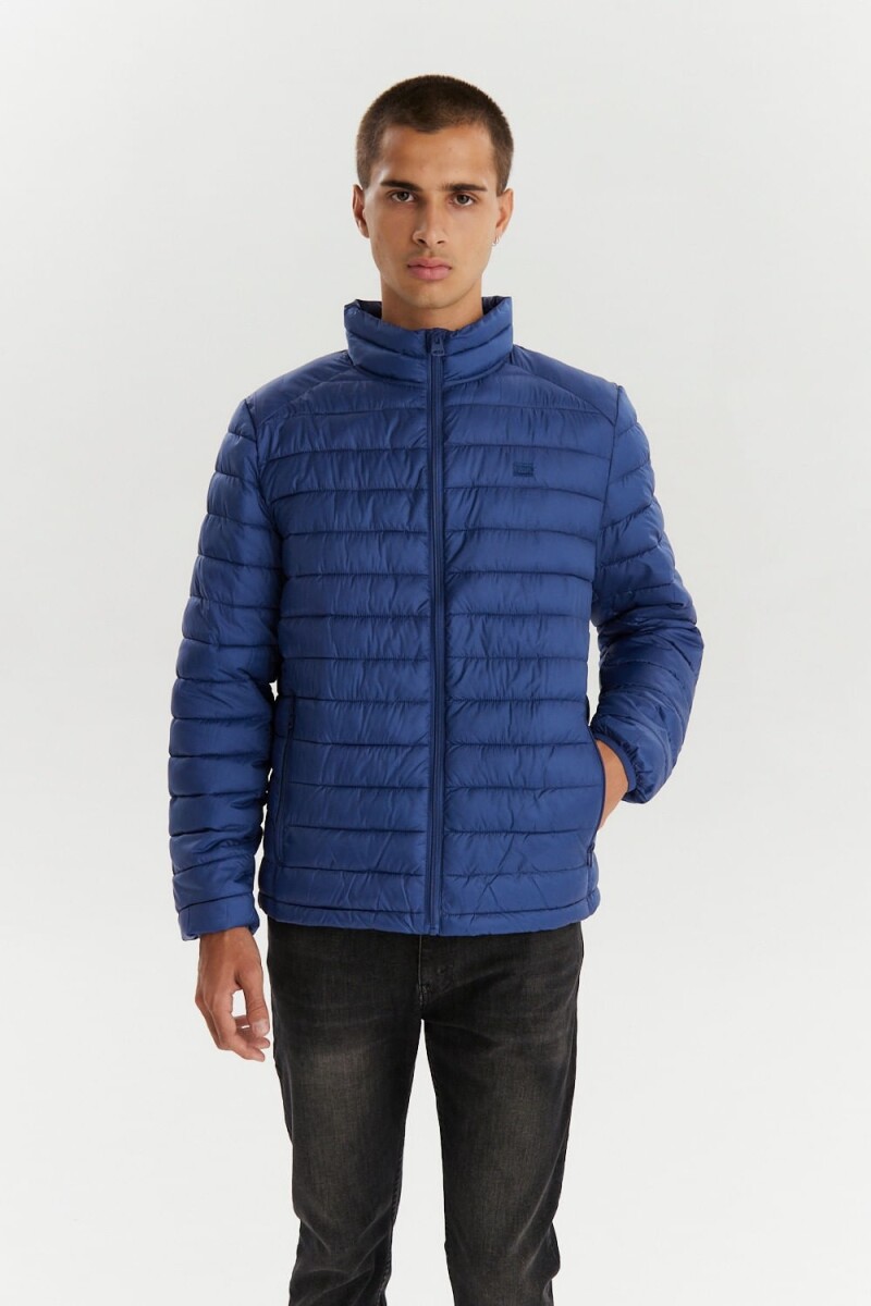 Campera Hombre C/Capucha Nylon Abrigo Levi's - Azul 
