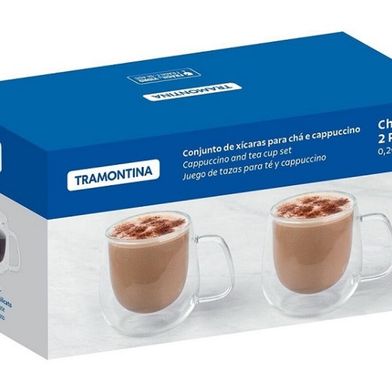 JUEGO DE 2 TAZAS P/CAPPUCCINO 300 ml 64760/460 JUEGO DE 2 TAZAS P/CAPPUCCINO 300 ml 64760/460