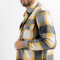 Sobrecamisa franela amarillo