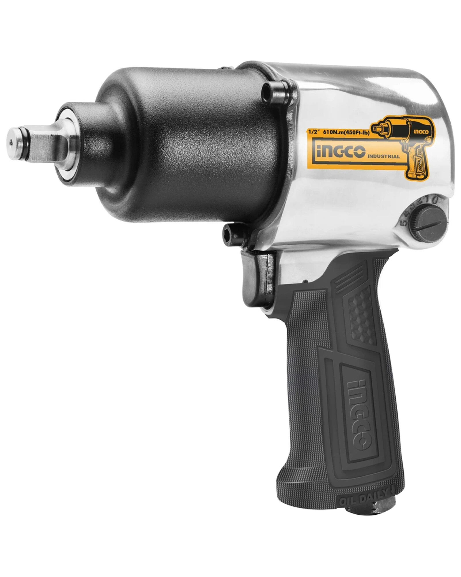 Pistola neumática de impacto 1/2 con accesorios INGCO - Multifrío