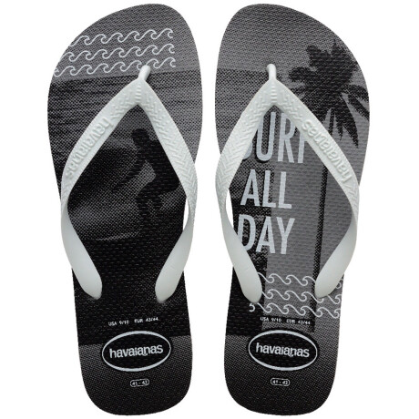 Sandalias de Hombre Havaianas Top Athletic Gris - Negro