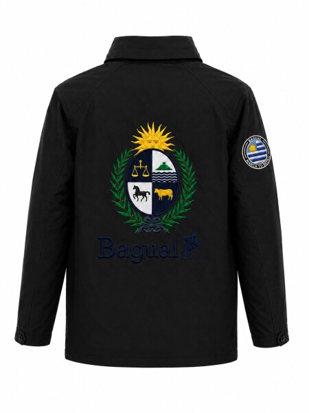 Campera Taslon Escudo Nacional Negra