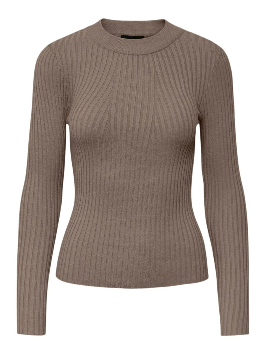 Sweater Crista Básico Texturizado - Fossil 