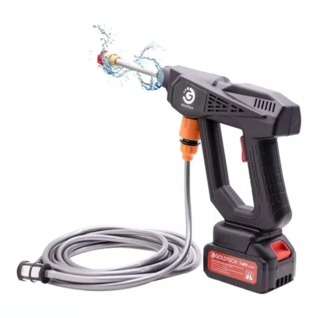 Hidrolavadora Portátil GOLDTECH Cleanwash De Alta Presión Con Accesorios Hidrolavadora Portátil GOLDTECH Cleanwash De Alta Presión Con Accesorios