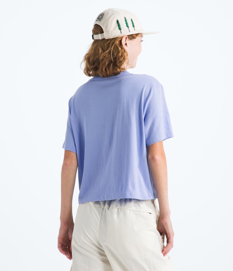 Remera corta holgada Evolution Simple Dome Periwinkle Glow