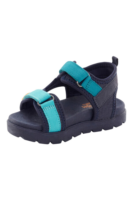 Sandalias casuales, azules Sin color