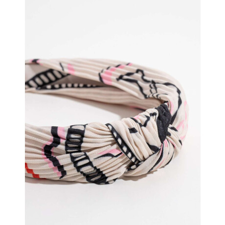 Vincha Con Nudo Combinacion Multicolor