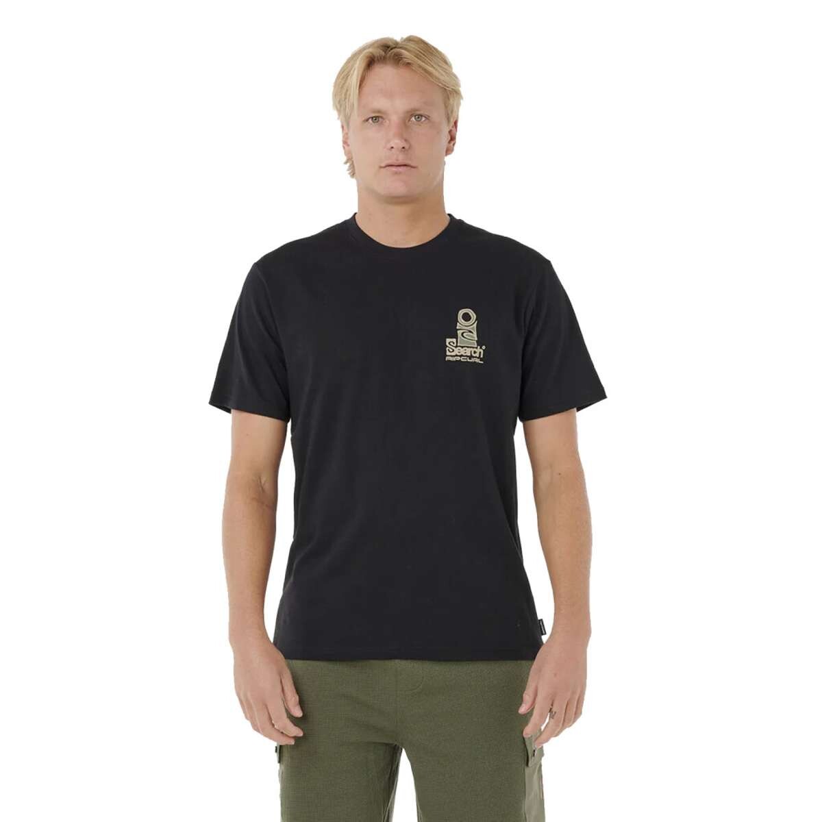 Remera Rip Curl Vaporcool Search Stack - Negro 