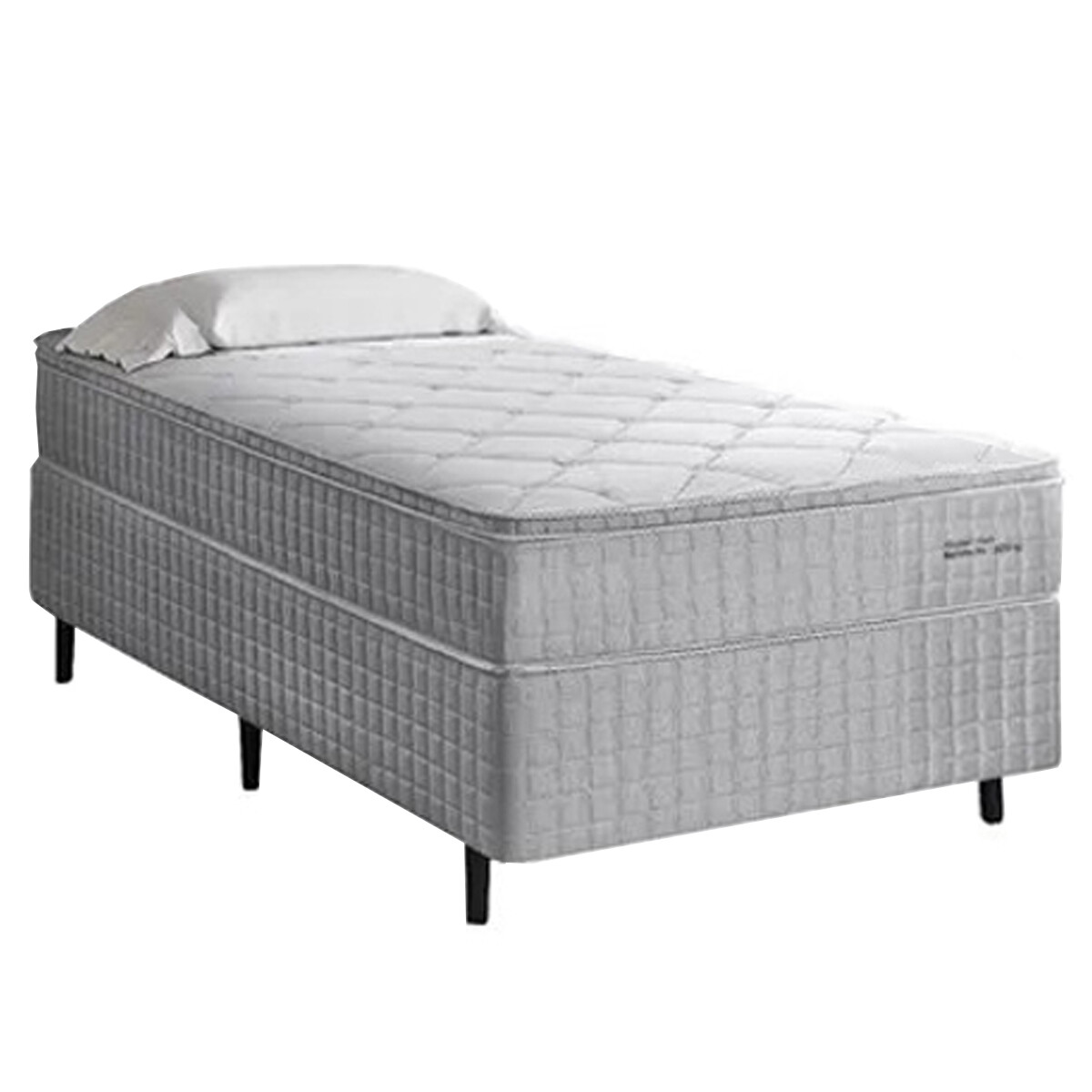 Sommier 1 plaza - bioterapia - Espuma Resortes MaxForce 