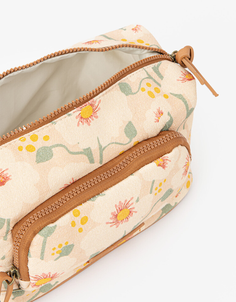 Porta Cosméticos Portacosméticos Estampado - Estampado Flores