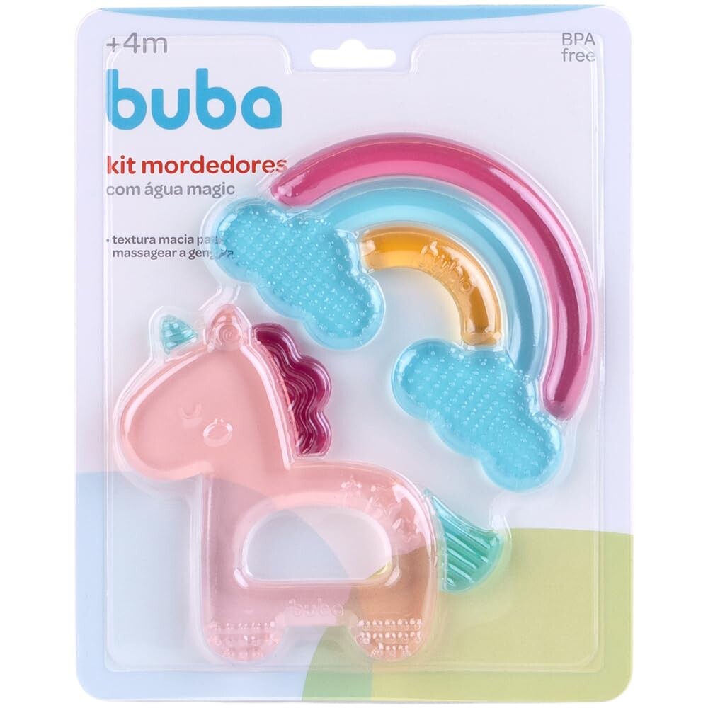 Set x2 mordillo gel magic BUBA unicornio