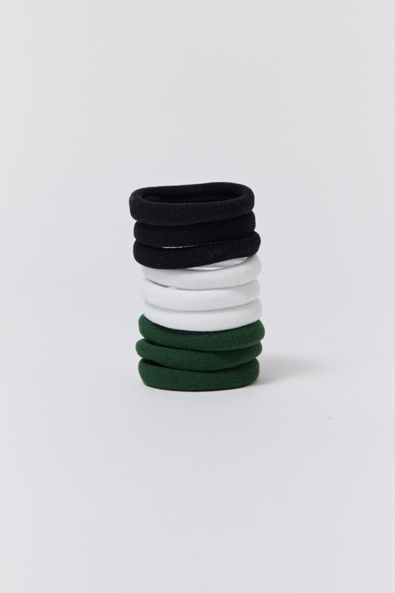 Pack x 9 gomitas - Verde Y Negro 
