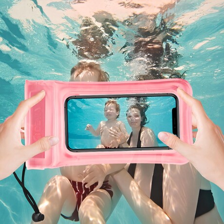 MOBILE PHONE FLOATING WATERPROOF BAG DEVIA Pink sand