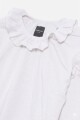 Remera con volado BLANCO