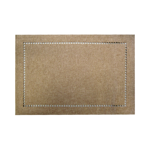 Individual con Vainilla Lino Liso Home Class 45 x 30 cm BEIGE