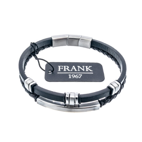 Pulsera cuero y acero, FRANK Pulsera cuero y acero, FRANK