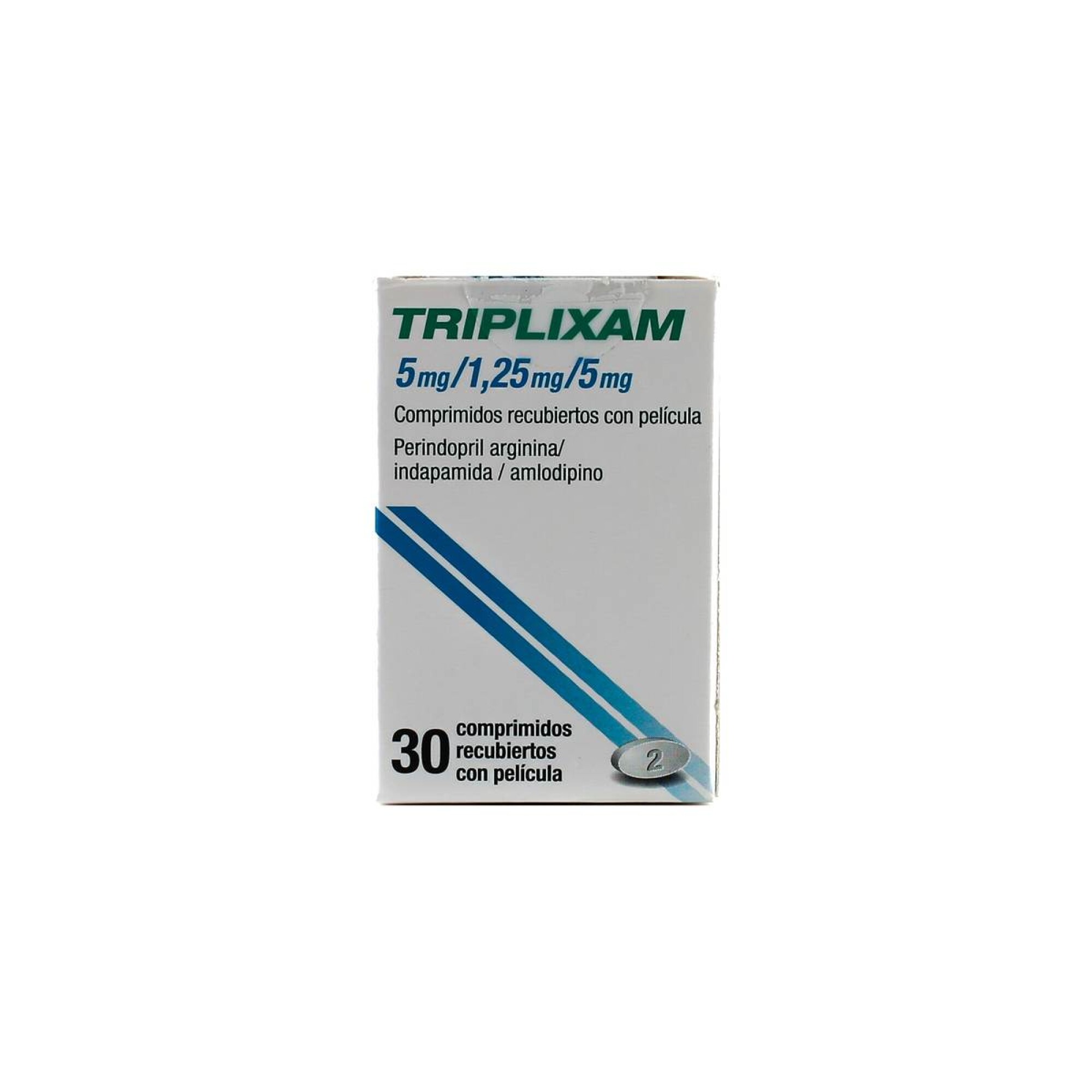 TRIPLIXAM 5MG./1,25MG./5MG. FRASCO X 30 — Farmacenter