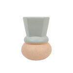 CANDELABRO BOCEL 6.8x6.8x9CM CERAMICA VERDE CANDELABRO BOCEL 6.8x6.8x9CM CERAMICA VERDE