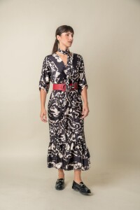 VESTIDO LIRIO DE LUNA Negro