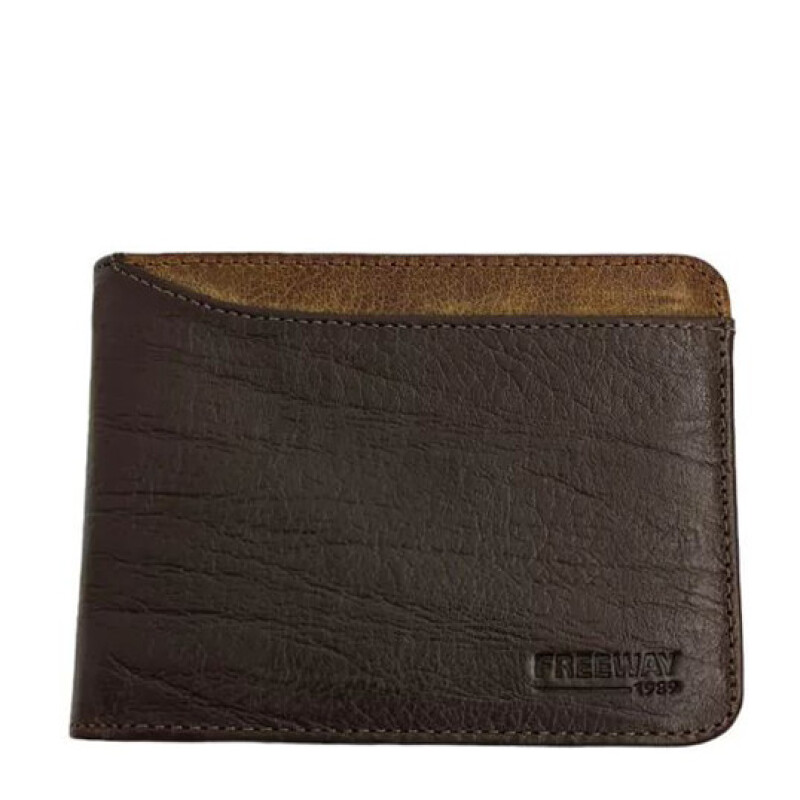 Billetera Freeway Cuero Marrón Café