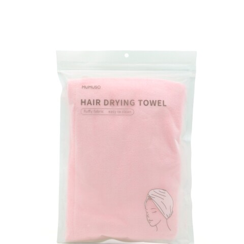 TOALLA SECADOR DE PELO-ROSA CLARO TOALLA SECADOR DE PELO-ROSA CLARO