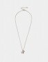 Collares para compartir Con Mariposas Set De Collares Para Compartir Bff - Plateado