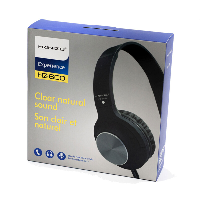 Auriculares con cable HZ600 de vincha ajustable azul Auriculares con cable HZ600 de vincha ajustable azul