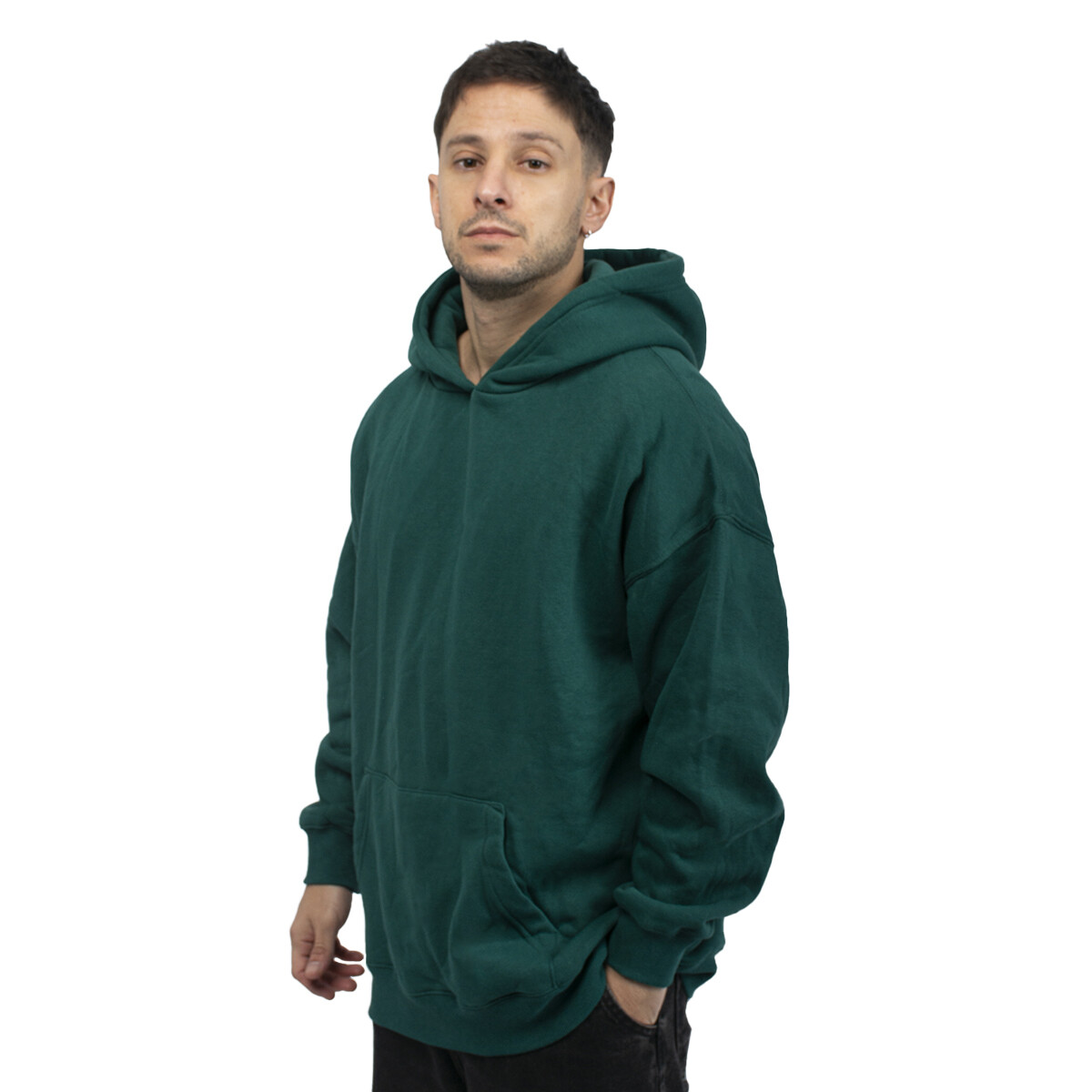 Canguro ACTIVE HODDIE BASICO de Hombre - JY01Y - Verde 