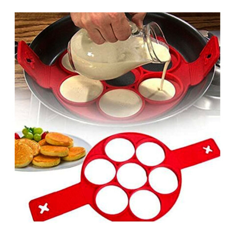 Molde silicona para hacer panqueques huevos y tortillas Molde Silicona Para Hacer Panqueques Huevos Y Tortillas