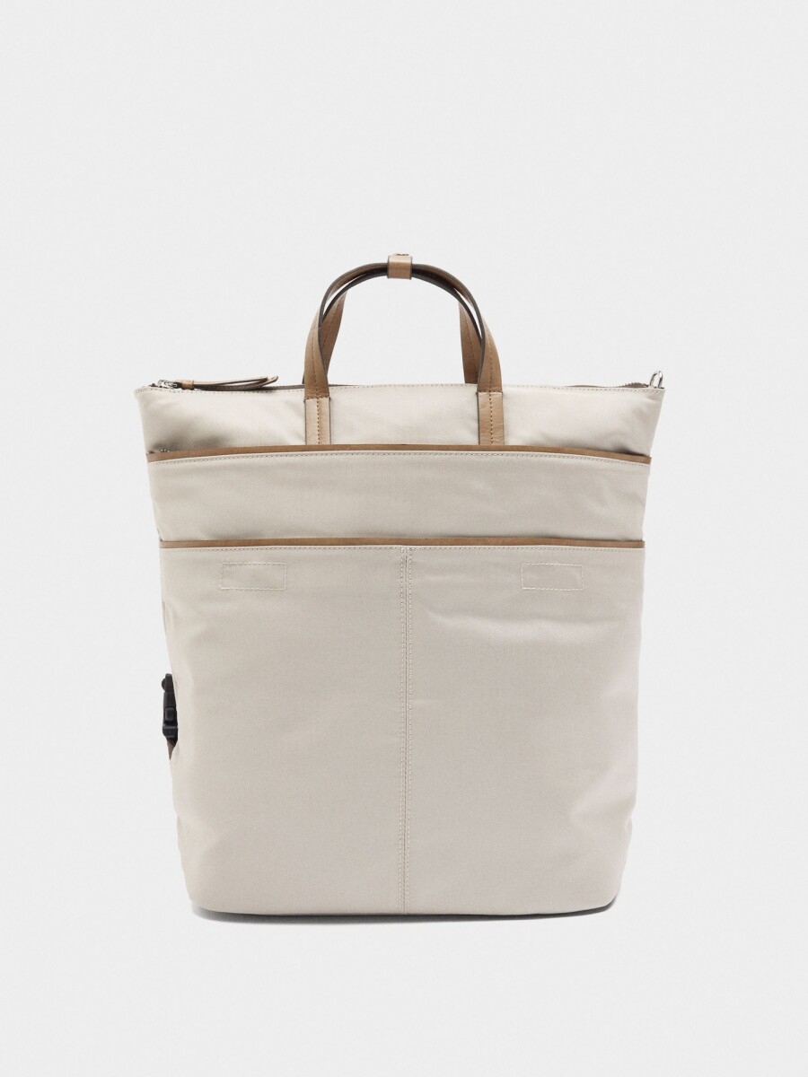 Mochila Para Portátil De Nylon crudo