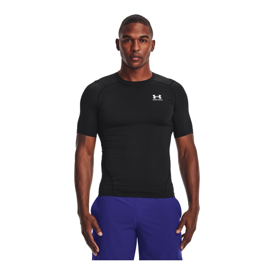 Remera de Hombre Under Armour HeatGear Negro