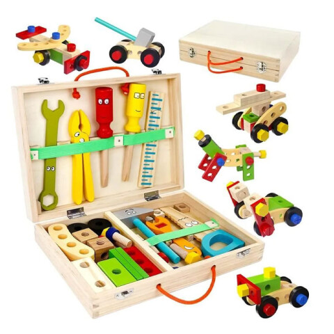 Kit valija de herramientas para construcción en madera Kit Valija De Herramientas Para Construcción En Madera