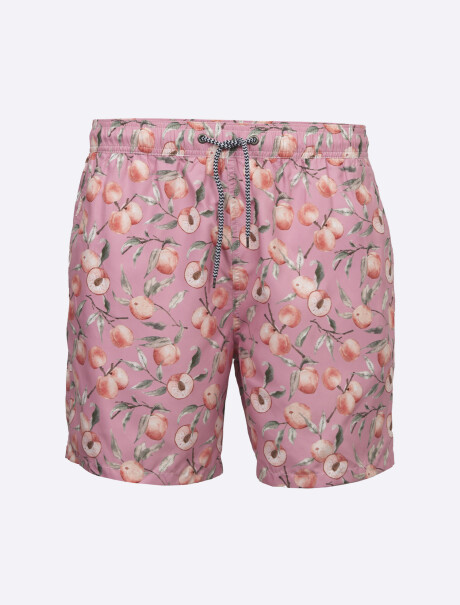 Short estampado rosado