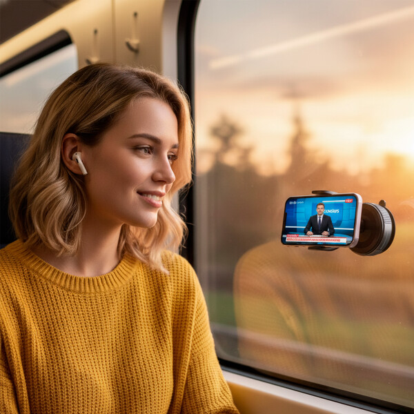 Soporte Magnético 360° Celular Auto Escritorio Firme Premium Color Negro