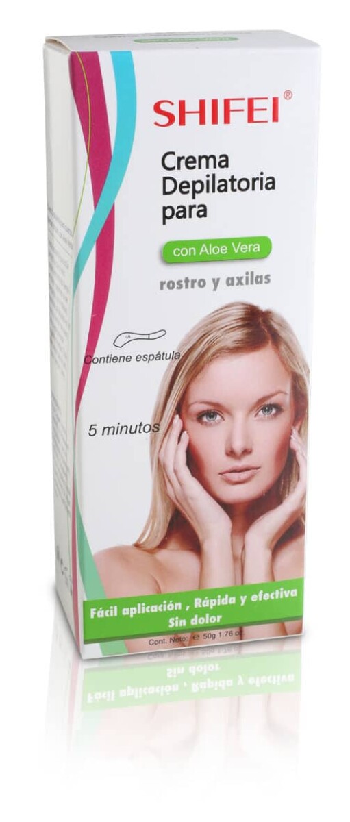 Crema Depilatoria Facial Shifei Aloe 50g 
