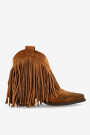 BOTA CORTA CON FLECOS Camel