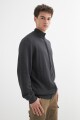 Campera liviana con cierre GRIS